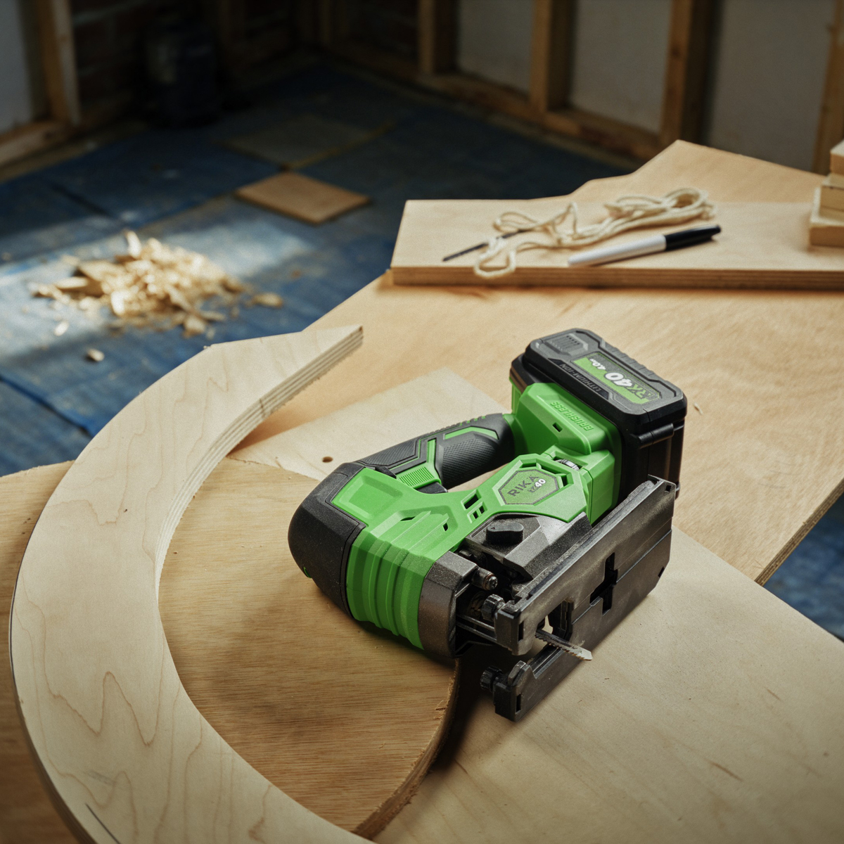 Rikä RK40 40V Cordless Jigsaw | Brushless Motor | Body Only